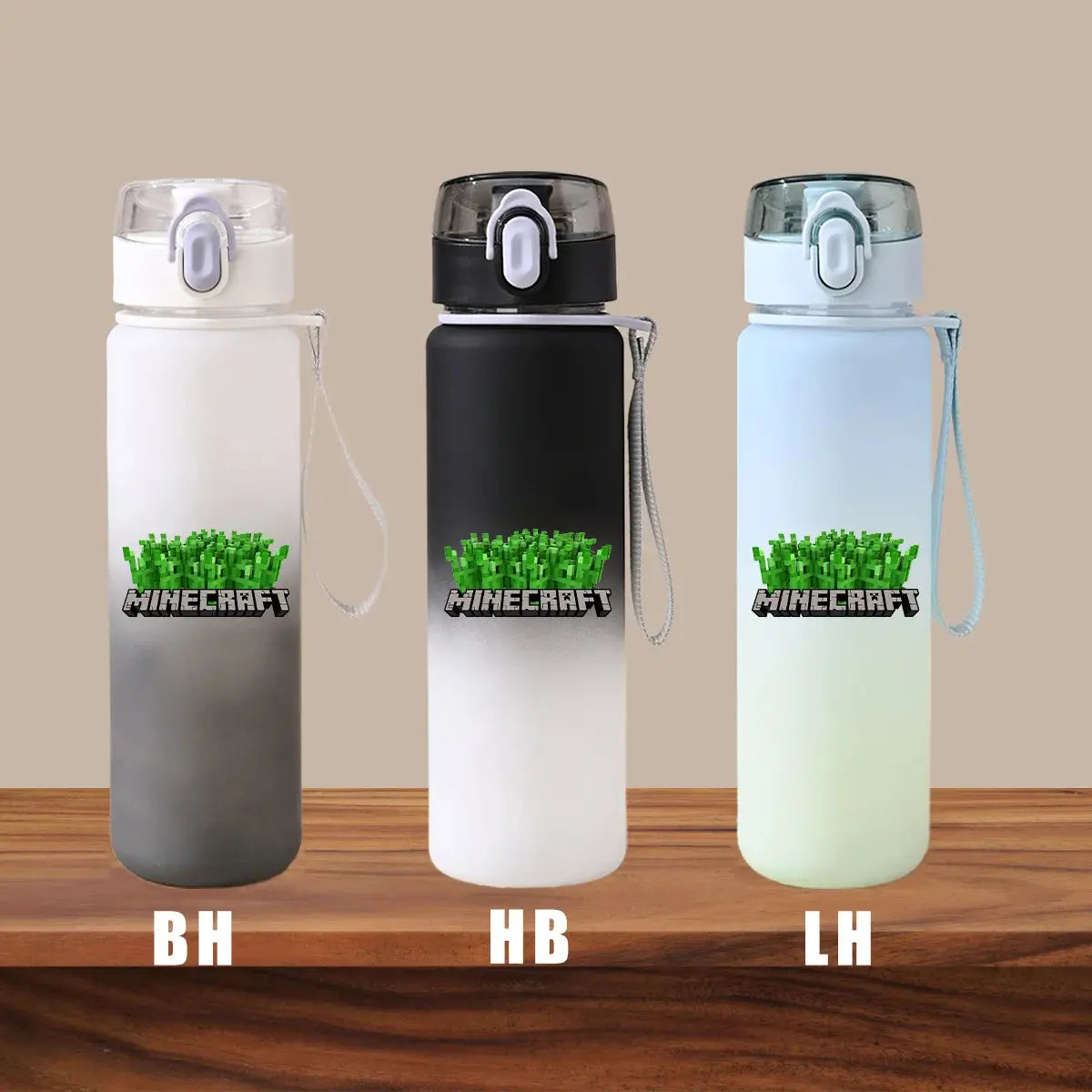 Minecraft Cartoon Outdoor Water Cup Portable Large Capacity Leak Proof Gradient Children Gift Creeper Enderman Sheep Birthday Gourde Bottle®