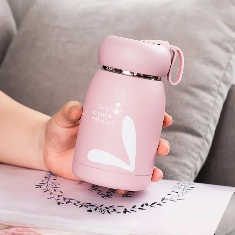 Mini Gourde d'Eau Thermique Intelligente Enfants 320ml, Mini Gourde d'Eau Thermique intelligente pour enfants 320ml, Mini Gourde D'eau Thermique avec écran tactile LED 320ml, Mini bouteille thermos (inox), Gourde Isotherme E Gourde Bottle®