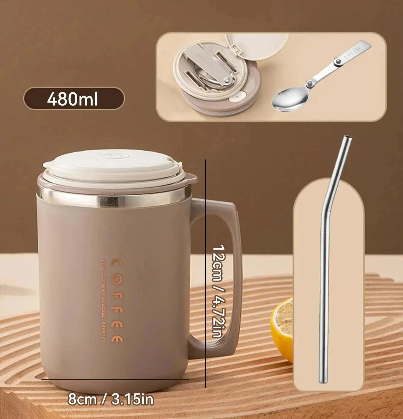 Mug Isotherme 500ml - Gourde Bottle®