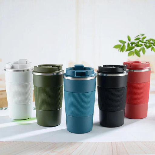 Mugs isotherme à café en acier inoxydable double paroi