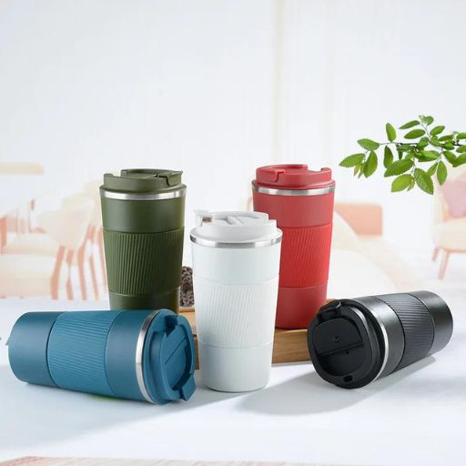 Mugs isotherme à café en acier inoxydable double paroi, étanche , sans Bpa