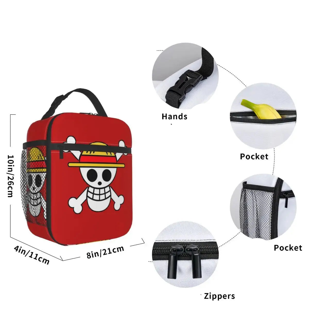 ONE PIECE Lunch Box Isotherme (Mugiwara Boy) Gourde Bottle®