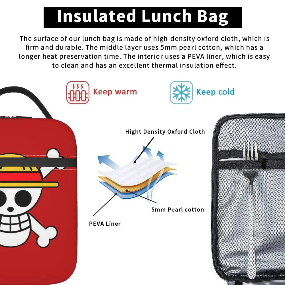 ONE PIECE Lunch Box Isotherme (Mugiwara Boy) Gourde Bottle®