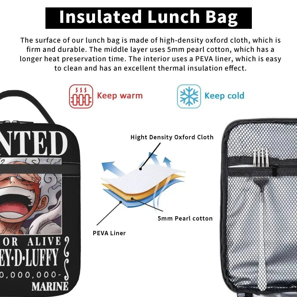 ONE PIECE Lunch Box Isotherme (Mugiwara Boy) Gourde Bottle®