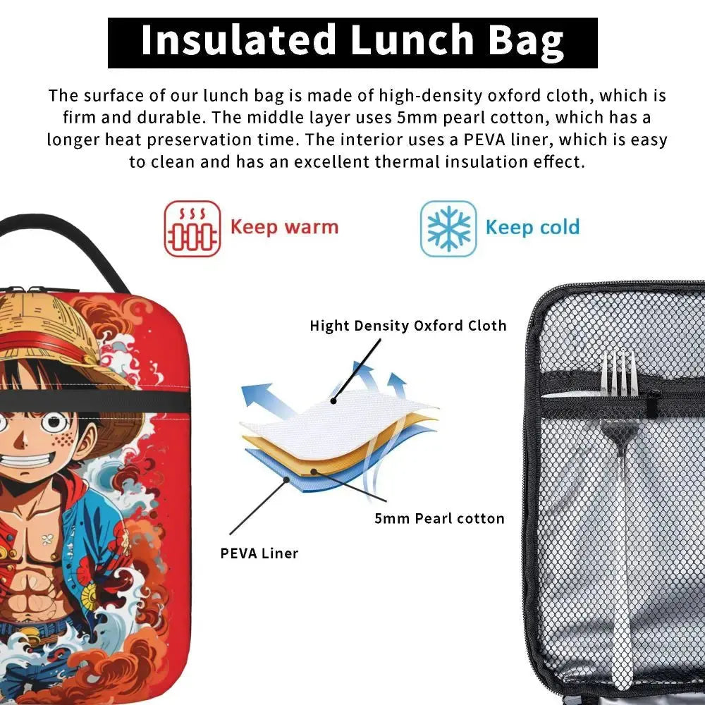 ONE PIECE Lunch Box Isotherme (Mugiwara Boy) Gourde Bottle®
