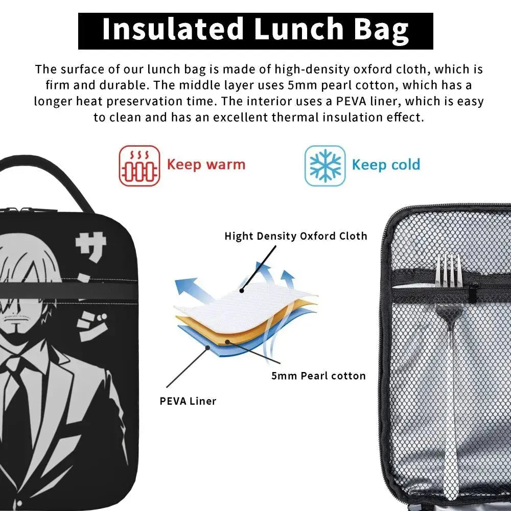 ONE PIECE Lunch Box Isotherme (Mugiwara Boy) Gourde Bottle®