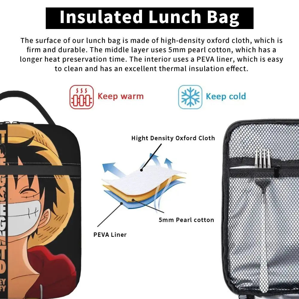 ONE PIECE Lunch Box Isotherme (Mugiwara Boy) Gourde Bottle®