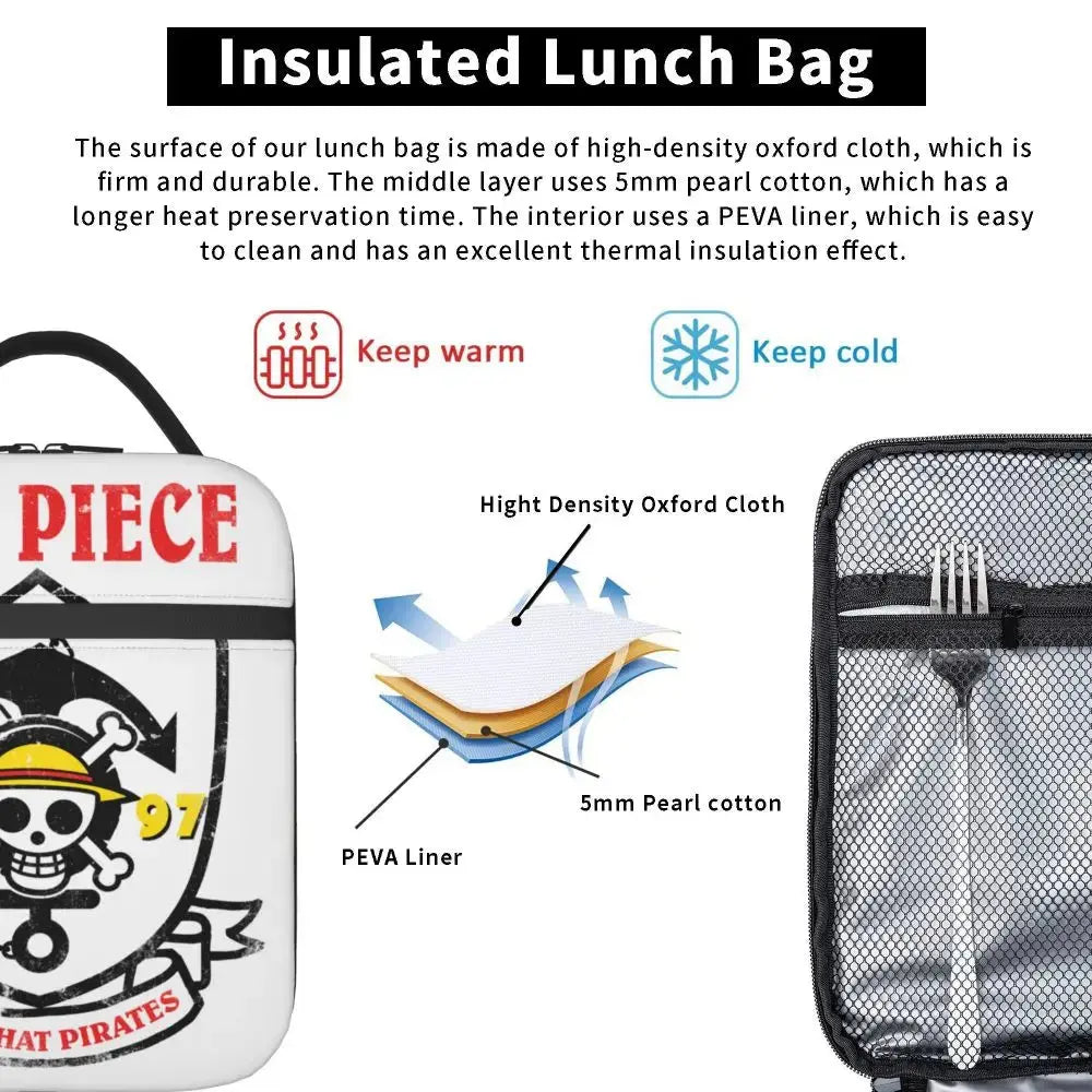 ONE PIECE Lunch Box Isotherme (Mugiwara Boy) Gourde Bottle®