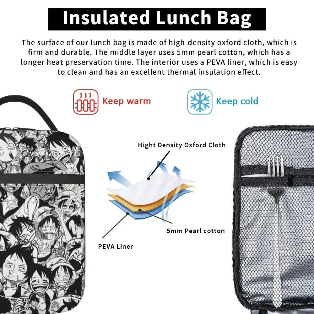 ONE PIECE Lunch Box Isotherme (Mugiwara Boy) Gourde Bottle®