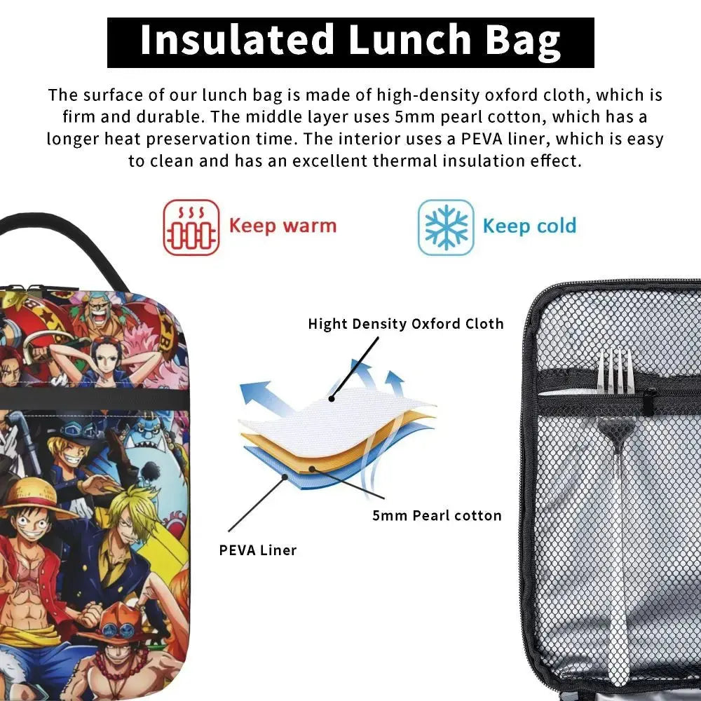 ONE PIECE Lunch Box Isotherme (Mugiwara Boy) Gourde Bottle®