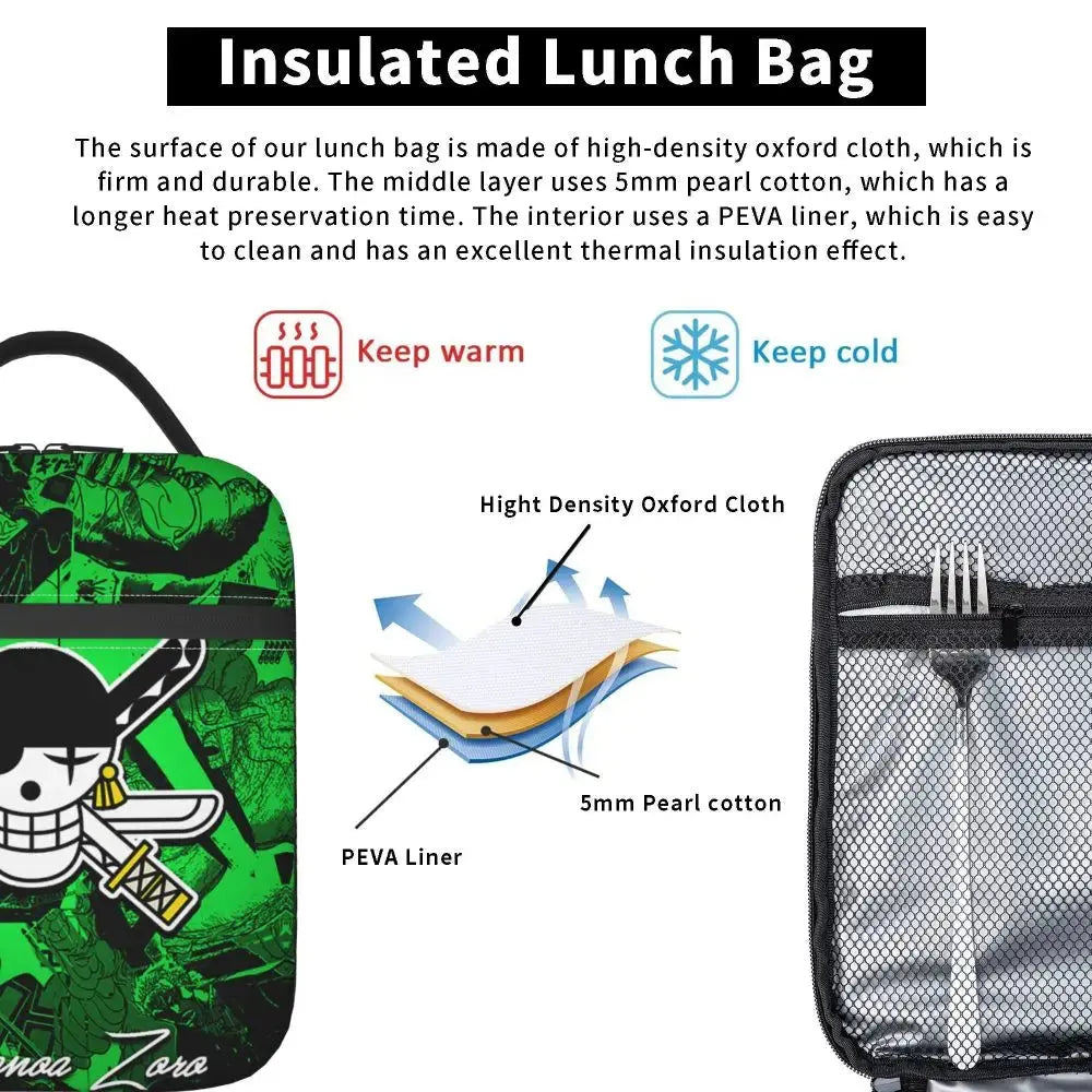 ONE PIECE Lunch Box Isotherme (Mugiwara Boy) Gourde Bottle®