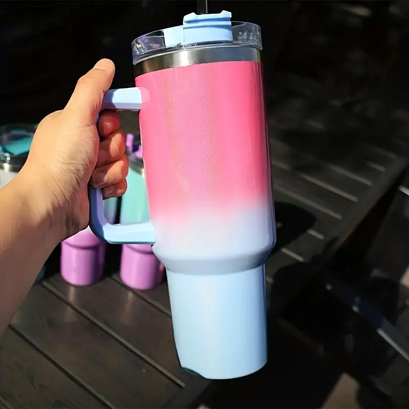 STANLEY Gourde Thermos Vacuum Bottle RoSE ET bLEU - Gourde Bottle