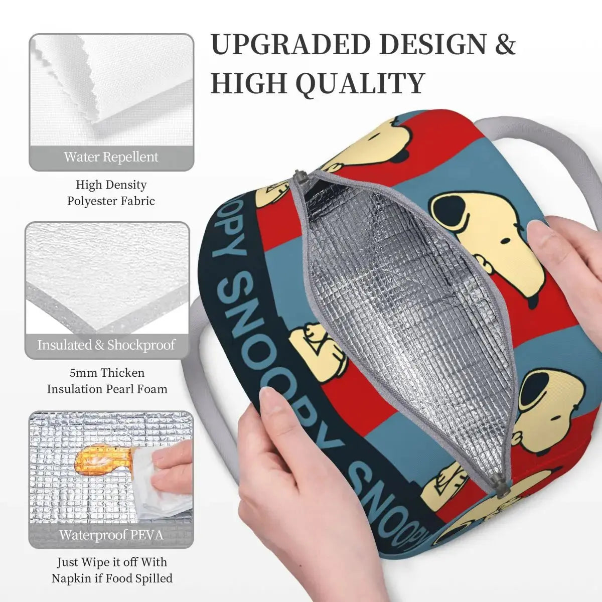 Sac Lunch Box Isotherme Snoopy Gourde Bottle®
