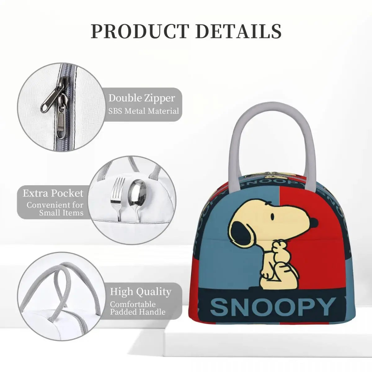 Sac Lunch Box Isotherme Snoopy Gourde Bottle®