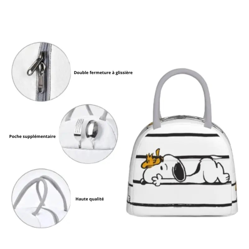 Snoopy Lunch Bag Isotherme Enfant Gourde Bottle®