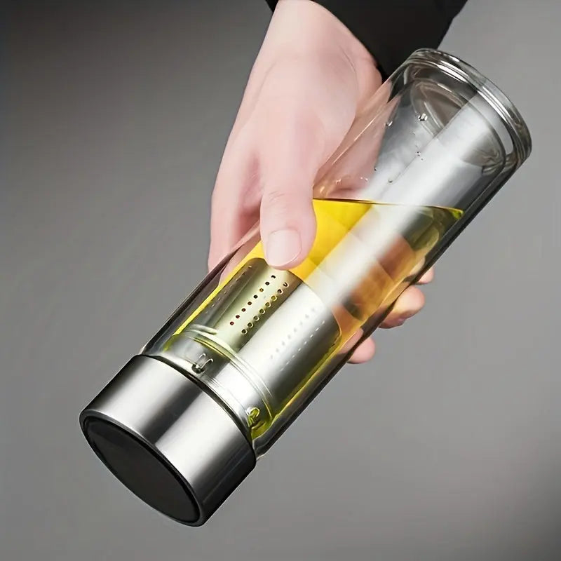 Théière En Verre Connectée 450ml Gourde Bottle®