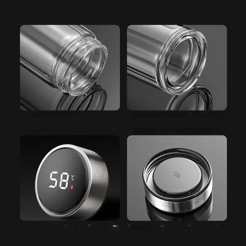 Théière En Verre Connectée 450ml Gourde Bottle®