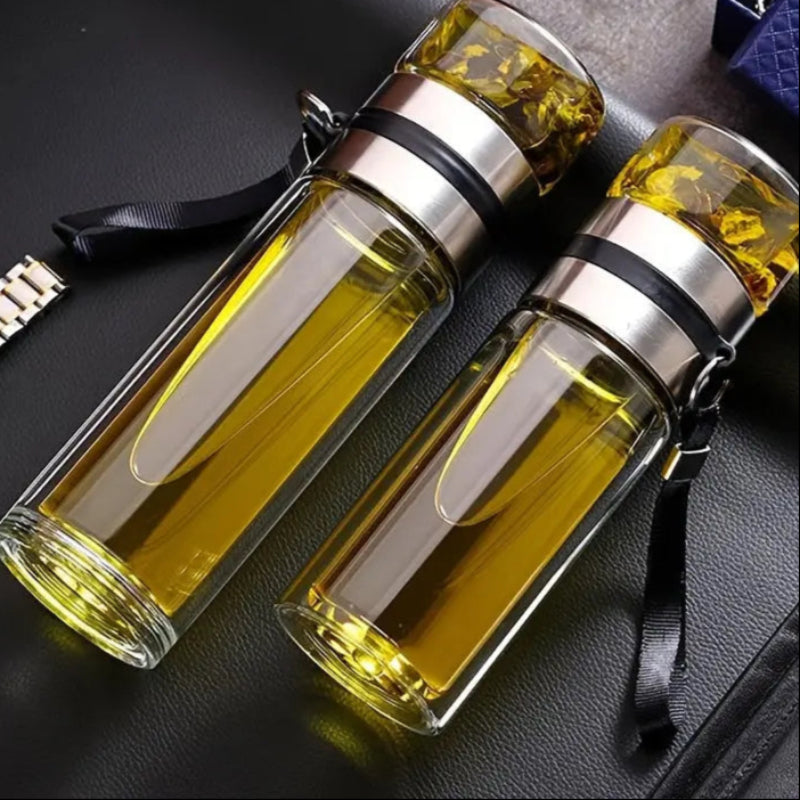 Théière en Verre Marocaine 450ml Gourde Bottle®