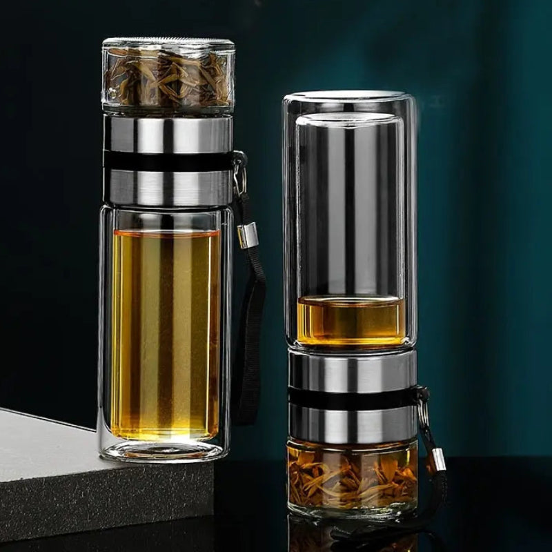Théière en Verre Marocaine 450ml Gourde Bottle®