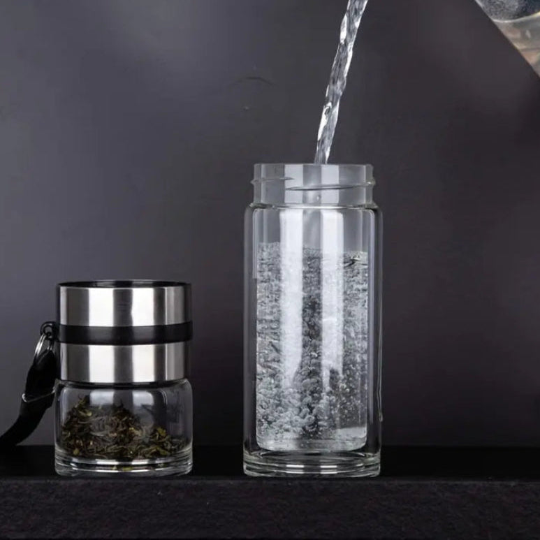 Théière en Verre Marocaine 450ml Gourde Bottle®