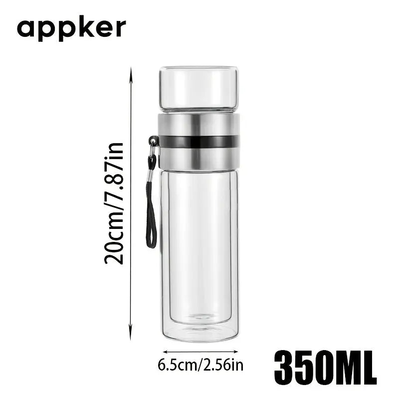 Théière en Verre Marocaine 450ml Gourde Bottle®