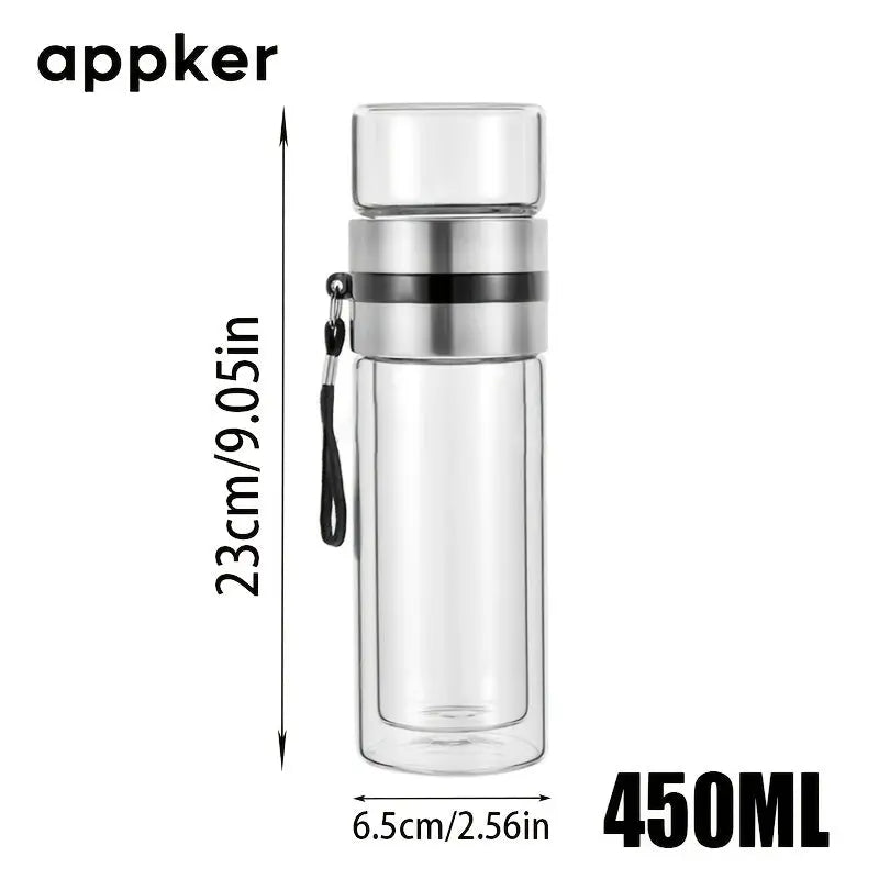 Théière en Verre Marocaine 450ml Gourde Bottle®