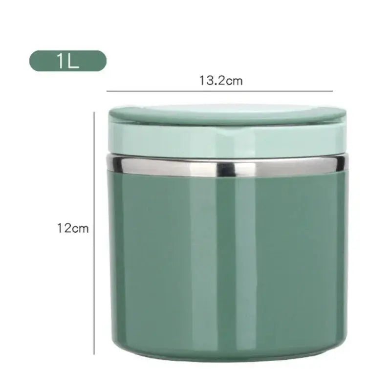 Thermos Alimentaire chaud 12H Vert 1L Gourde Bottle®