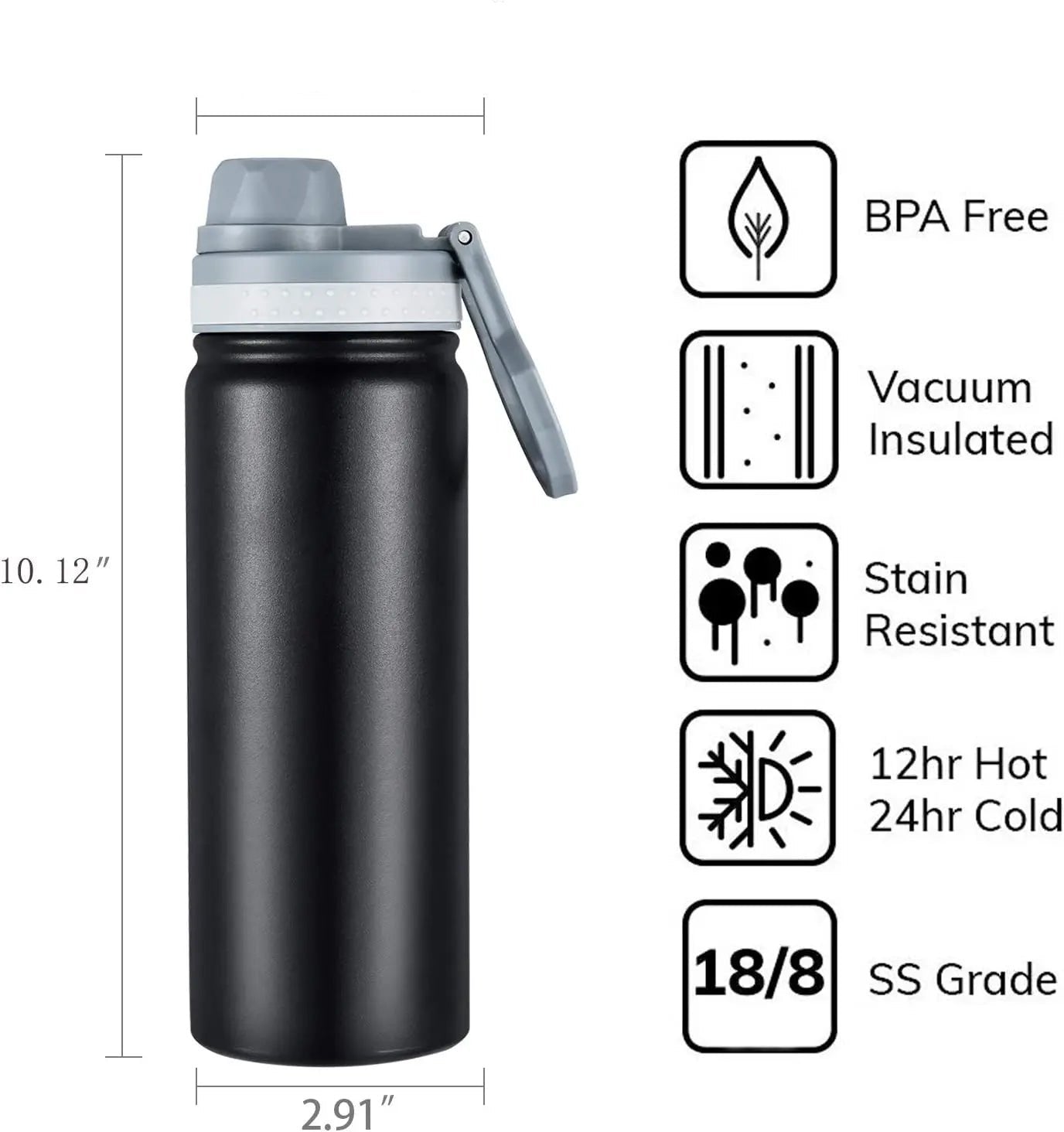 Thermos Bottle 750ML TYESO - Gourde Bottle®