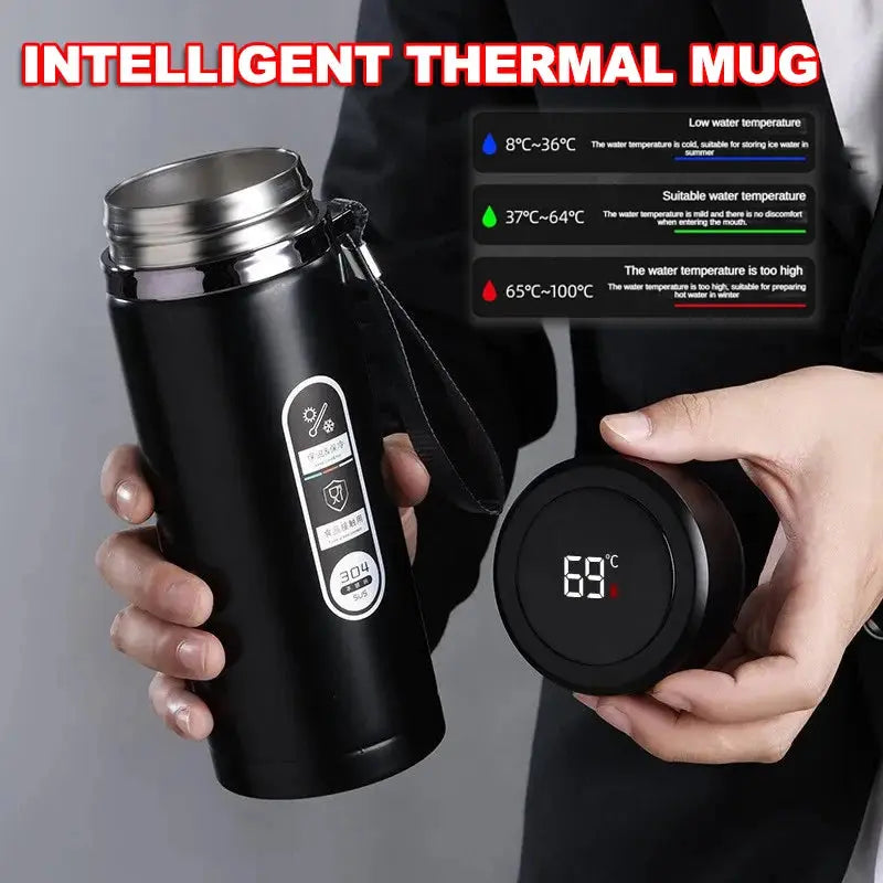 Thermos Isotherme Connectée 500ML Gourde Bottle®
