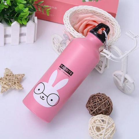 la Bouteille Isotherme Kawaii lapin rose avec fermoir Un Accessoire Indispensable et Tendance