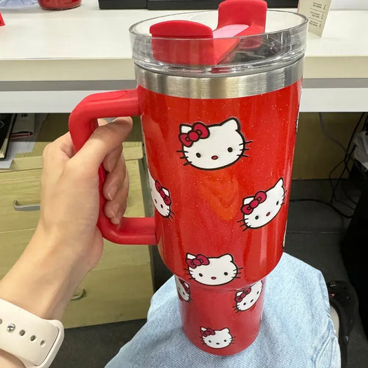 Stanley Cup kitty : Quel est le secret de Hello Kitty ? 🐱 - Gourde Bottle®