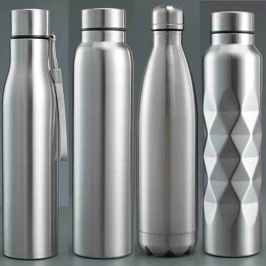 Gourde inox 18/10 (1L) - Gourde Bottle®