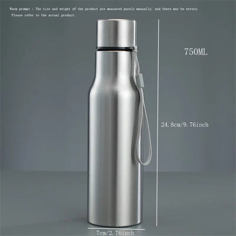 Gourde inox 18/10 (1L) - Gourde Bottle®