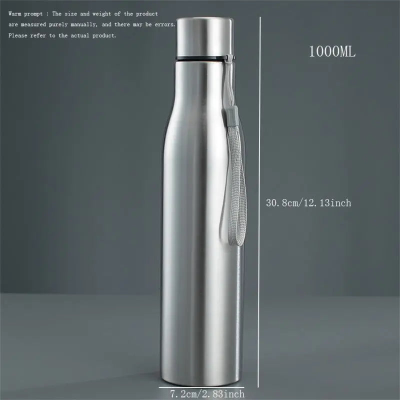 Gourde inox 18/10 (1L) - Gourde Bottle®