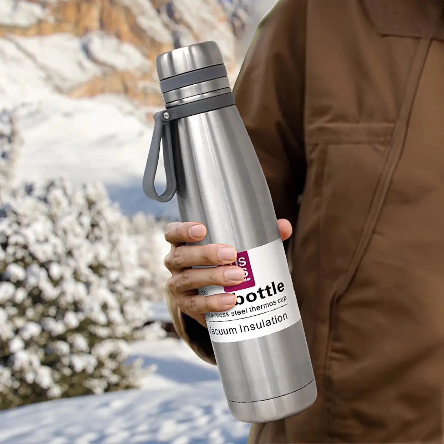Bouteille Thermos Isotherme en Acier Inoxydable 850ml/1100ml