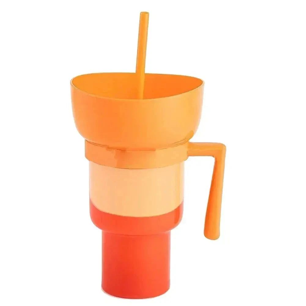 Gobelet plastique pour snacks et boissons - Gourde Bottle®