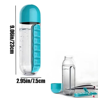 Gourde Pilulier journalier - Gourde Bottle®