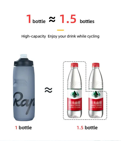 Rapha Cycling Water Bottle 750/620ml PP5 Food Grade Flip Dust Cover Squeeze Sports Fitness Water Cup Bicycle Leak-proof Kettle Gourde Bottle®