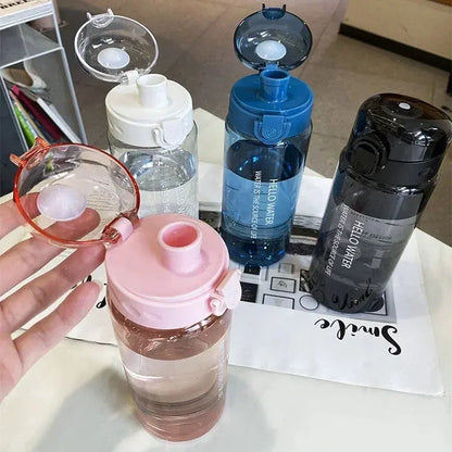 780ml Plastic Water Bottle for Drinking Portable Sport Tea Coffee Cup Kitchen Tools Kids Water Bottle for School Transparent Gourde Bottle®