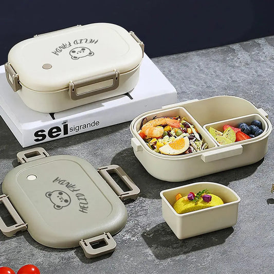 Bento Food Box 3 Compartiments 800ml Gourde Bottle®