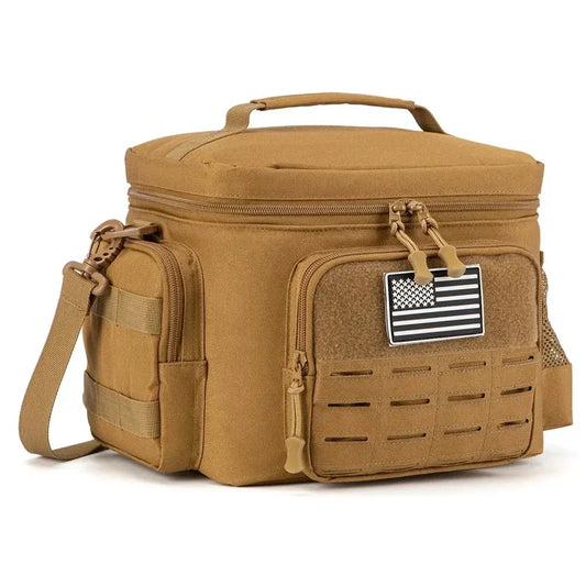 Boîte Repas Tactique Militaire Homme 13L (Khaki) Gourde Bottle®
