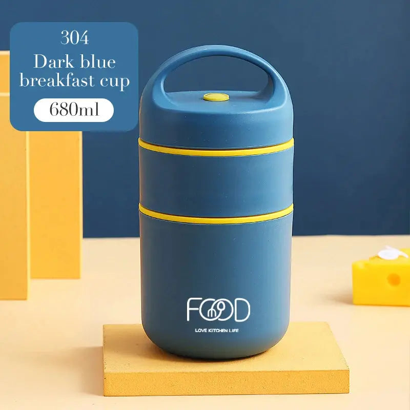 Boîtes à déjeuner en acier inoxydable 304 pour enfants FOOD - Gourde Bottle®