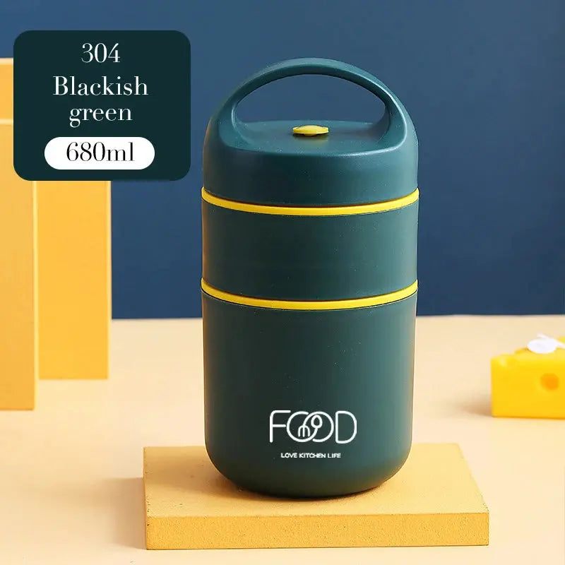 Boîtes à déjeuner en acier inoxydable 304 pour enfants FOOD - Gourde Bottle®