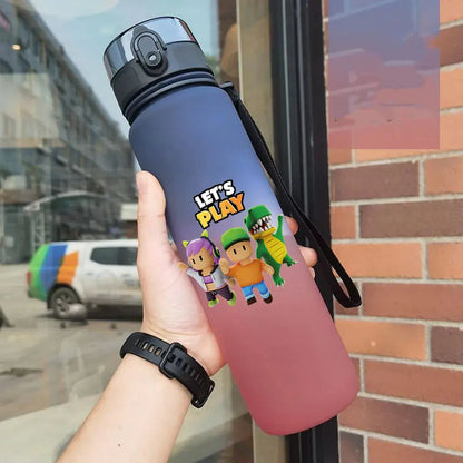 Bouteille d'Eau Stumble Guys (Bleu) - Gourde Bottle®