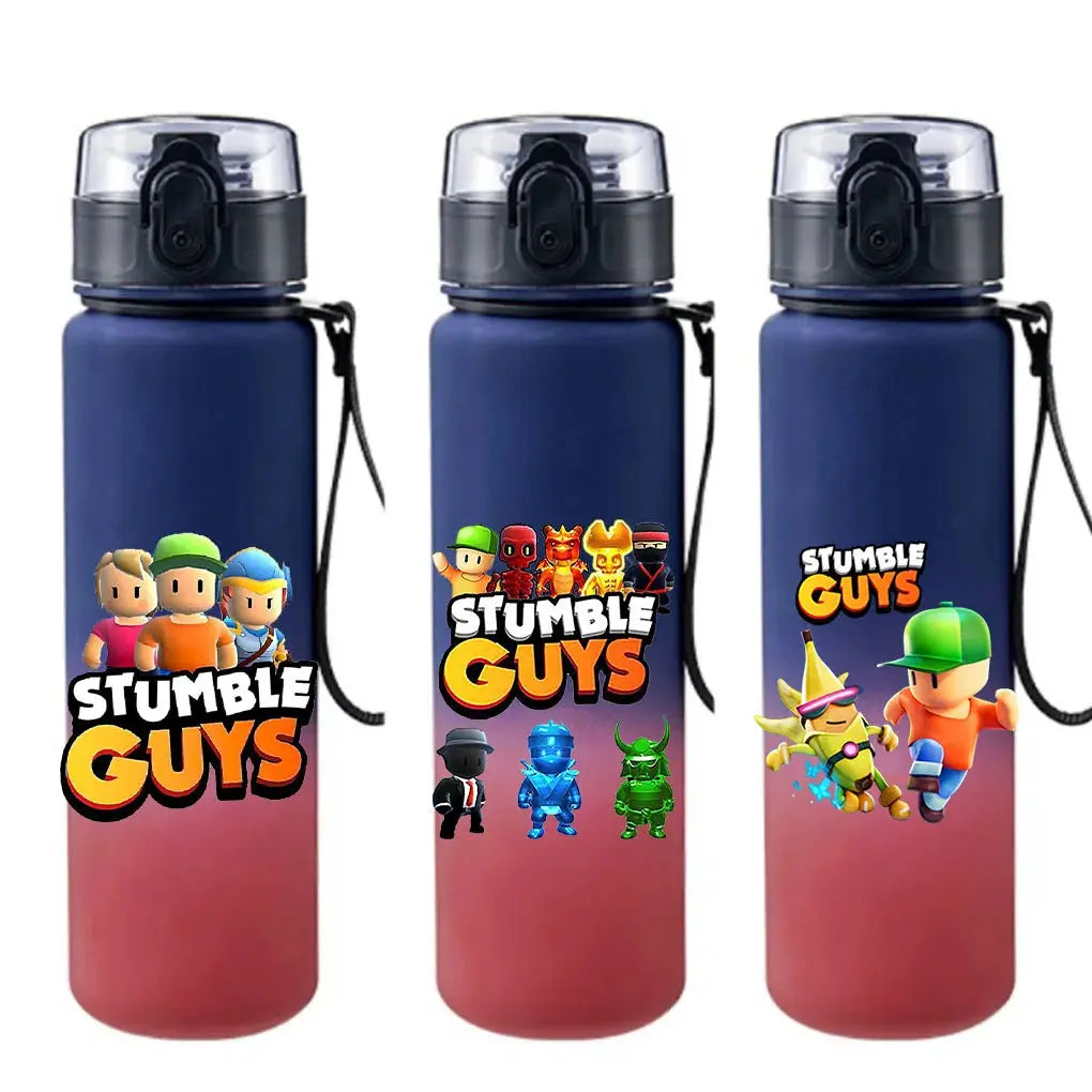 Bouteille d'Eau Stumble Guys (Bleu) - Gourde Bottle®