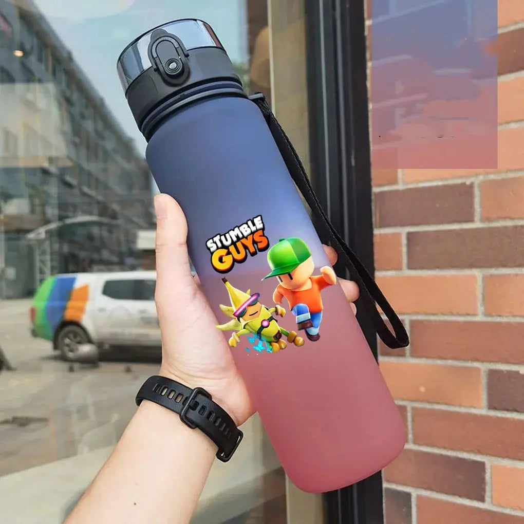 Bouteille d'Eau Stumble Guys (Bleu) - Gourde Bottle®