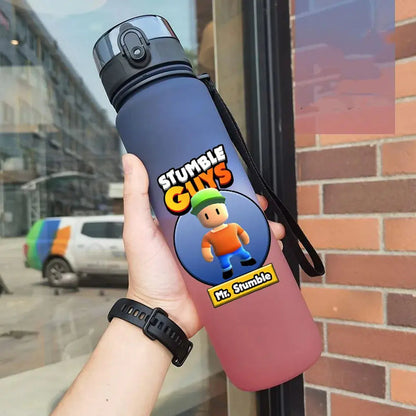 Bouteille d'Eau Stumble Guys (Bleu) - Gourde Bottle®