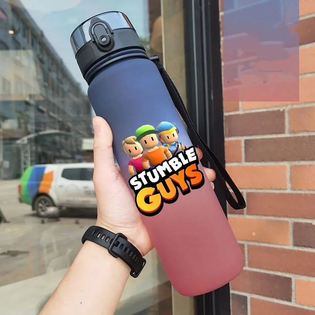 Bouteille d'Eau Stumble Guys (Bleu) - Gourde Bottle®