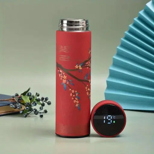 Bouteille isotherme chinoise, rouge tendance - Gourde Bottle