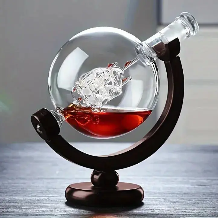 Carafe Vin Et Wisky Globe 850ML Gourde Bottle®